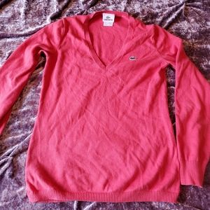 Lacoste coral sweater